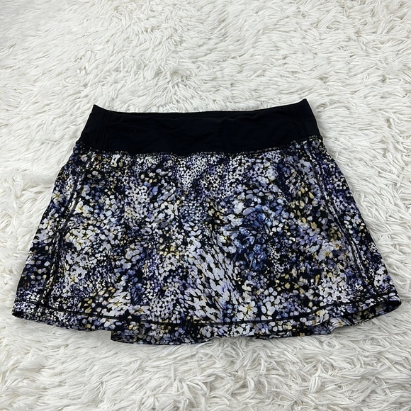 Lululemon Pace Rival Skirt *No Panels 13" Floral Metropolis Multi / Bl - Picture 1 of 9